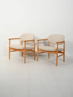 Paire de fauteuils 
