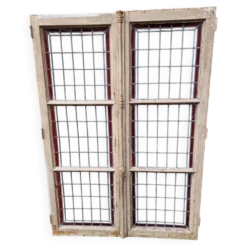 Paire de Fenêtre vitraux