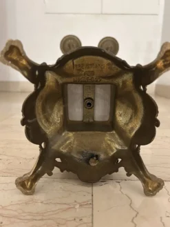 Paire de grands candélabres 7 feux - 69 cm - Bronze - Putti