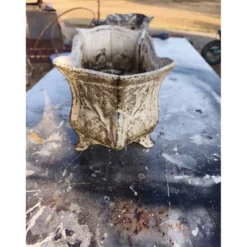 Paire de jardinières en fonte 1900 de Charleville - Mézières
