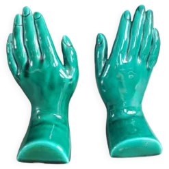 Paire de mains en céramique Vallauris - Ref 955