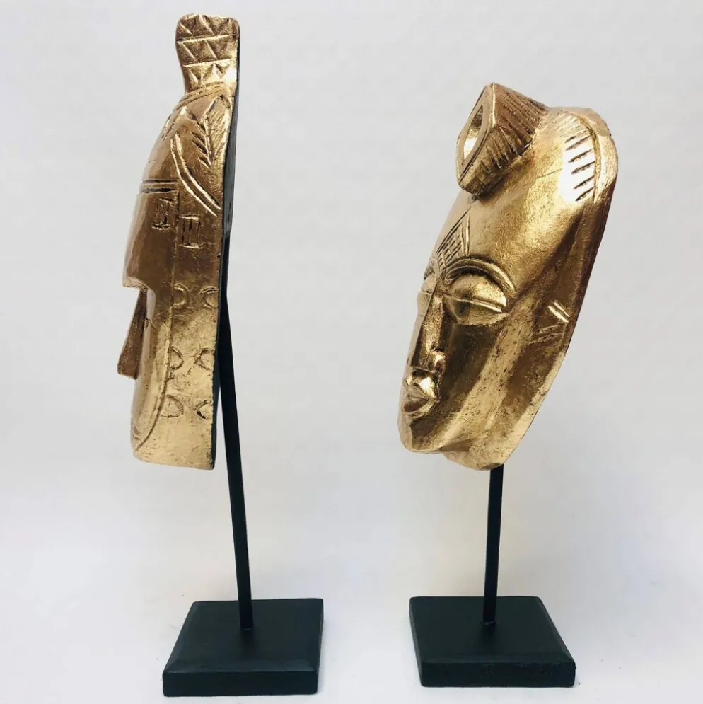 Paire de Masques Africains
