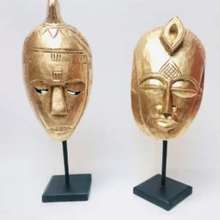 Paire de Masques Africains
