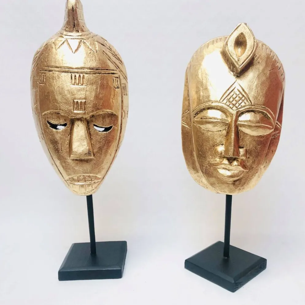 Paire de Masques Africains
