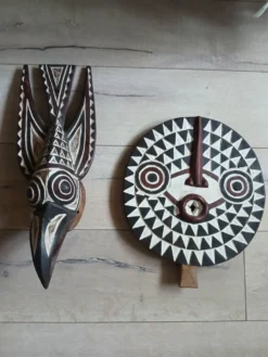 Paire de masques Africains/ Burkina