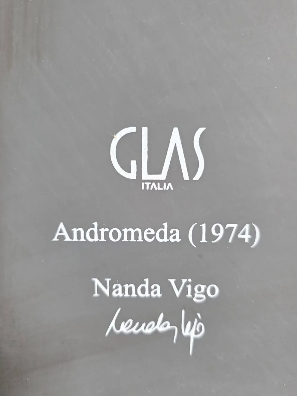 Paire de miroirs Andromeda par Nanda Vigo en 1974 pour Glas Italia.