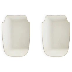 Paire de miroirs dans le style de Gio Ponti, années 1980-90