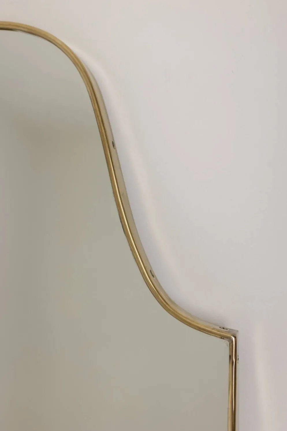 Paire de miroirs dans le style de Gio Ponti, années 1980-90