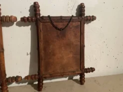 Paire de miroirs en bois, années 40