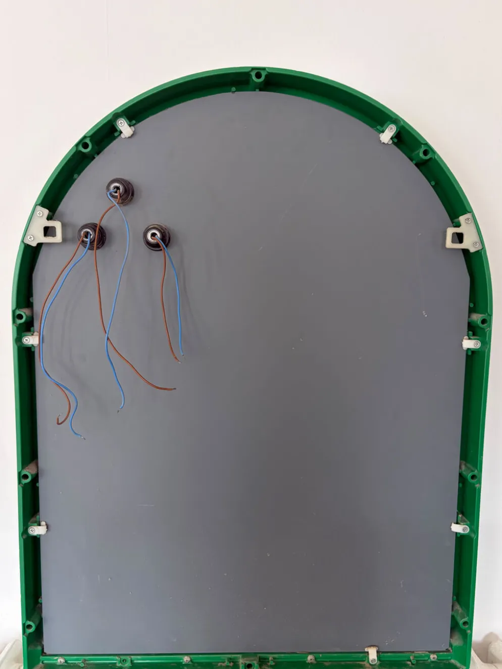 Paire de miroirs en plastique italien Gedy 1970