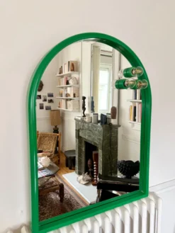 Paire de miroirs en plastique italien Gedy 1970