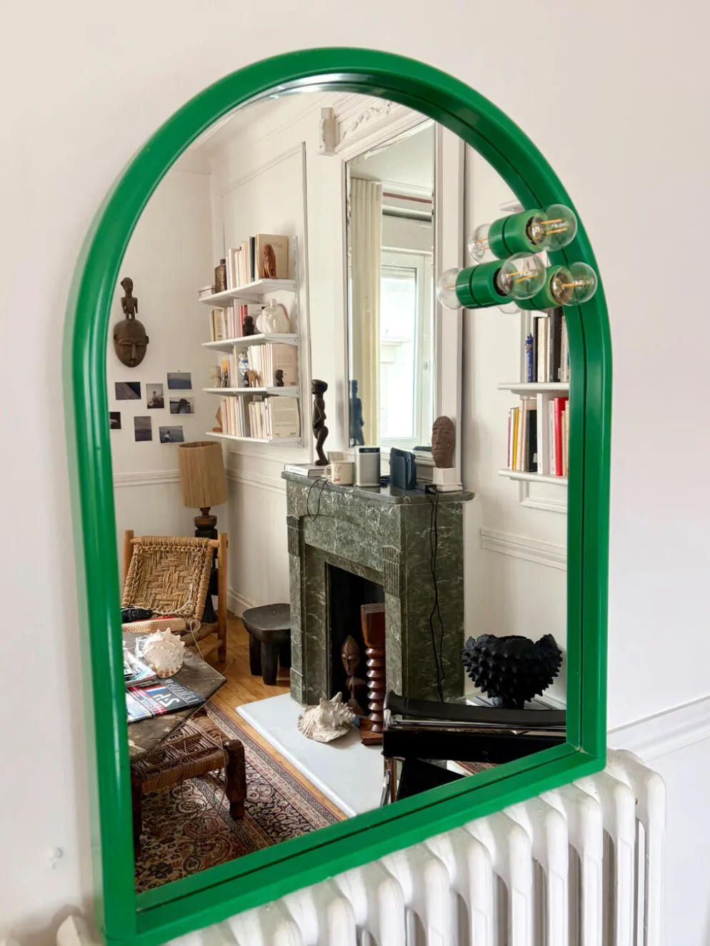 Paire de miroirs en plastique italien Gedy 1970