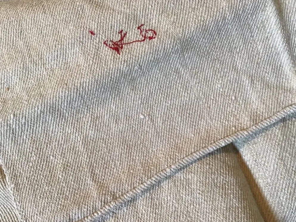 Paire de nappes de ferme en chanvre