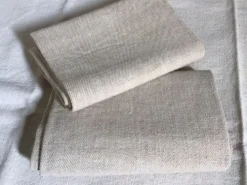Paire de nappes de ferme en chanvre