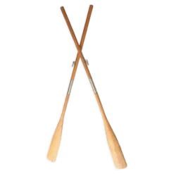 Paire de pagaies en bois