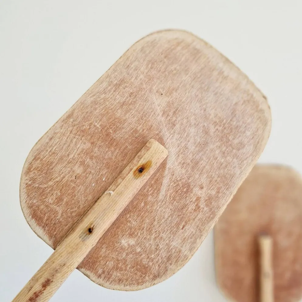 Paire de pagaies en bois