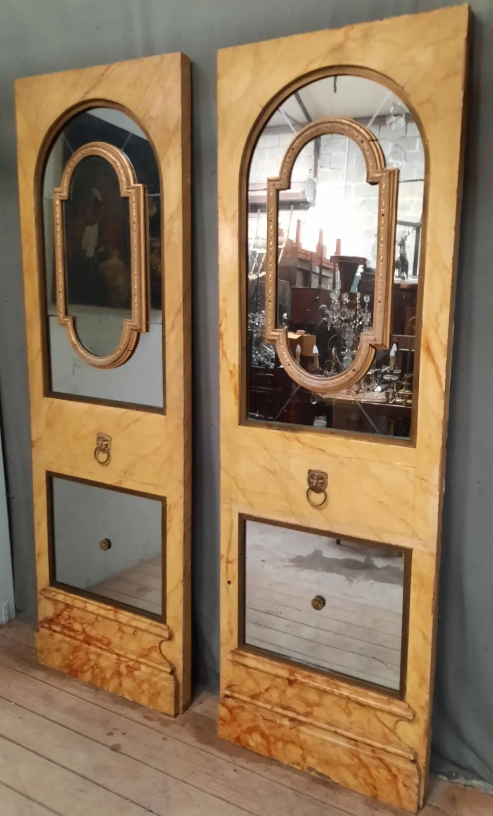 Paire de panneau en mirroir