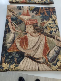 Paire de panneaux tapisserie Jules Pansu