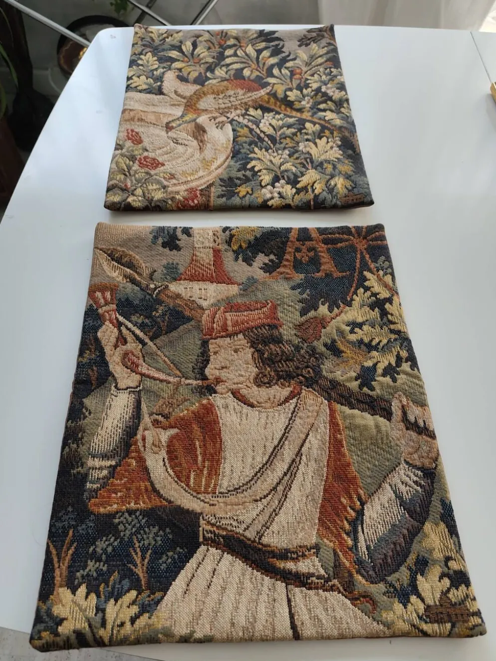 Paire de panneaux tapisserie Jules Pansu