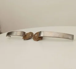 Paire de poignées de meuble anciennes art déco années 30/40