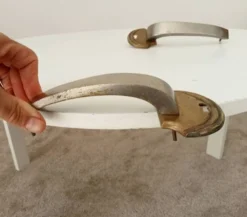 Paire de poignées de meuble anciennes art déco années 30/40
