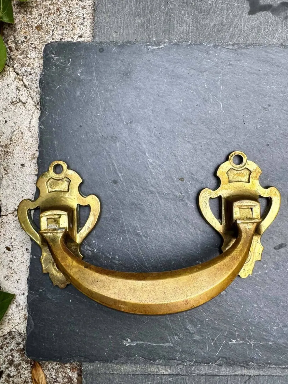 Paire de poignées en bronze signé L.PINET Art Nouveau