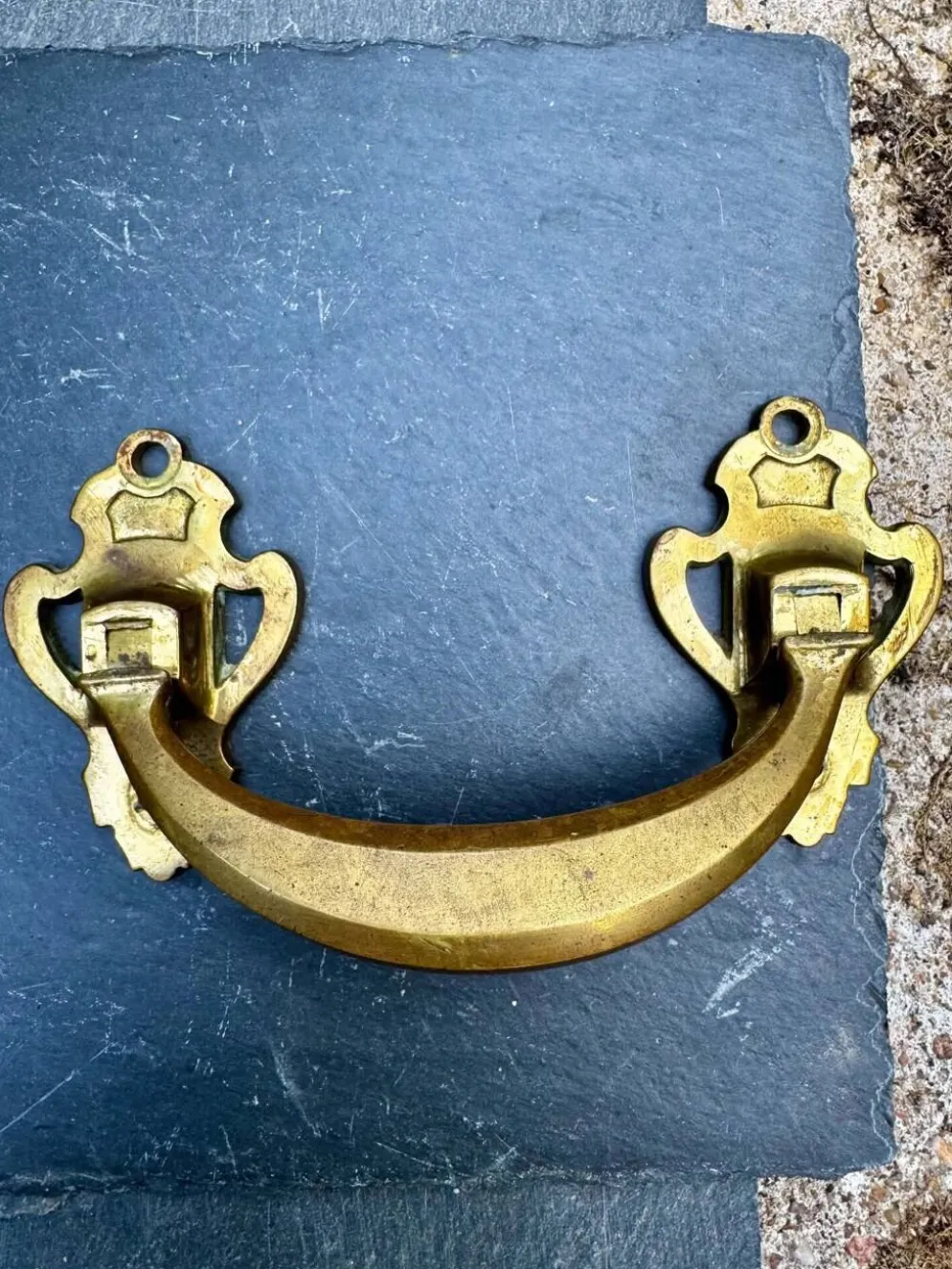 Paire de poignées en bronze signé L.PINET Art Nouveau