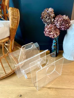 Paire de porte-reçues en plexiglas
