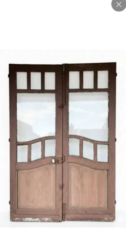 Paire de portes art nouveau anciennes