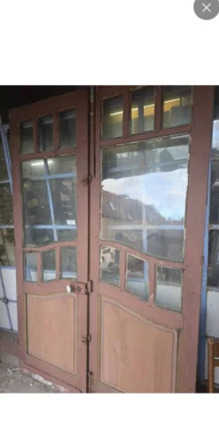 Paire de portes art nouveau anciennes