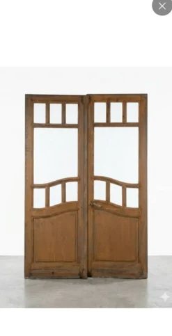 Paire de portes art nouveau anciennes