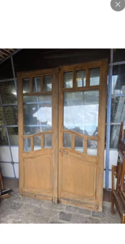 Paire de portes art nouveau anciennes