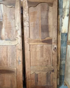 Paire de portes d’armoire anciennes