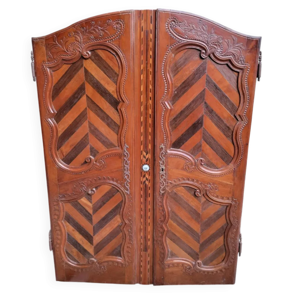 Paire de portes de placard mural