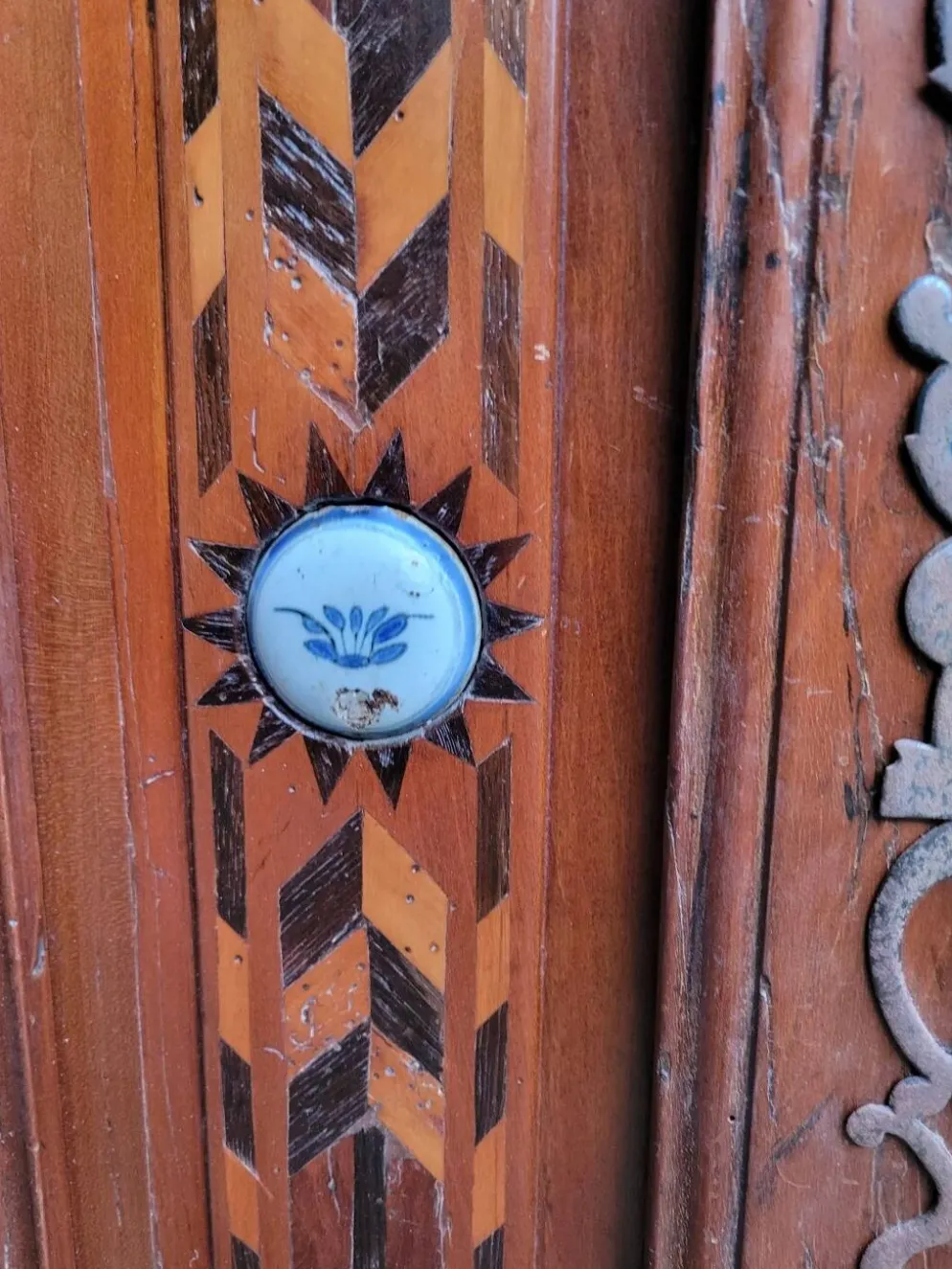 Paire de portes de placard mural