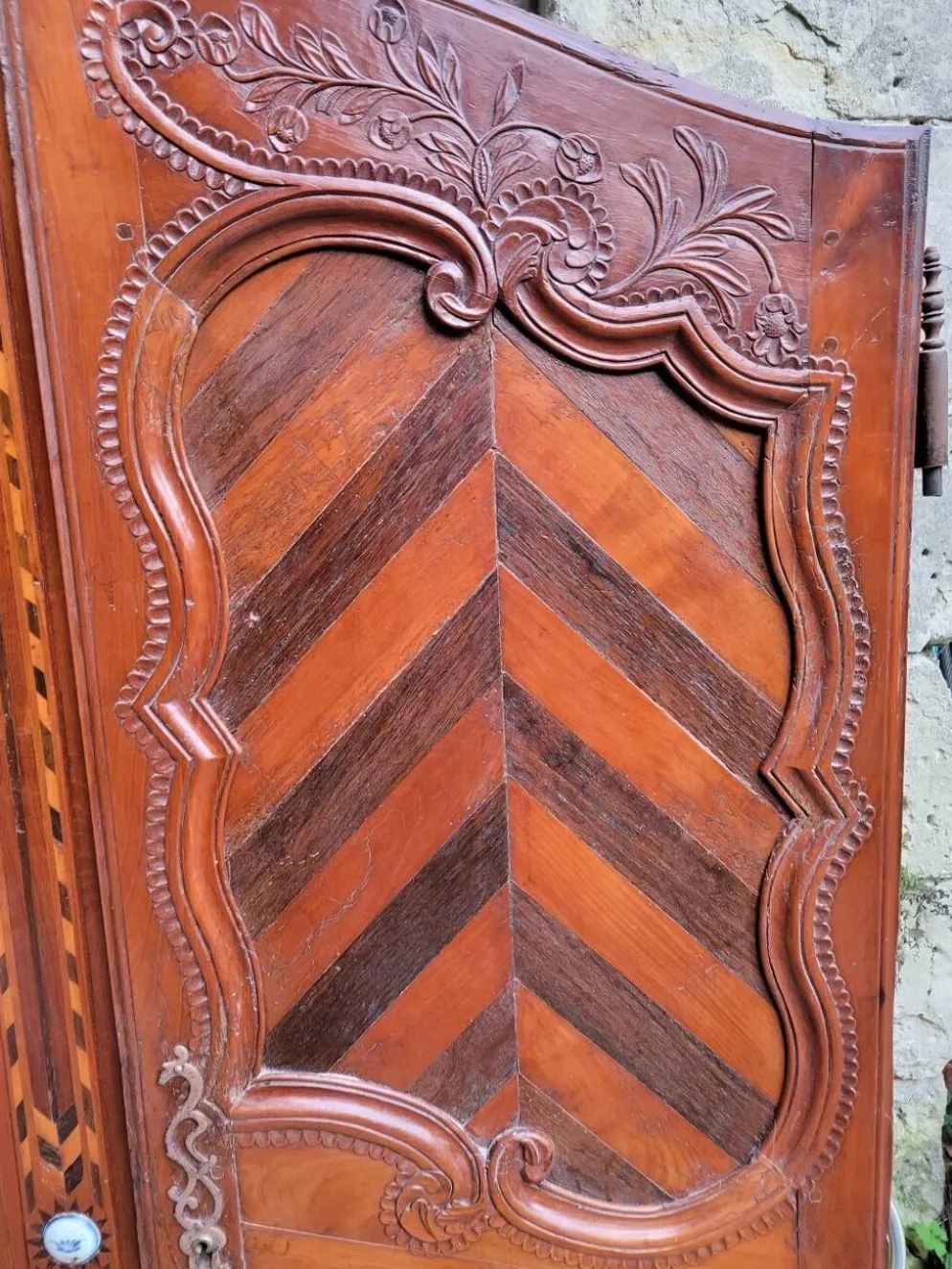 Paire de portes de placard mural