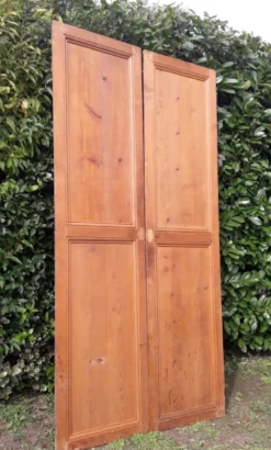 Paire de portes 248x129cm anciennes
