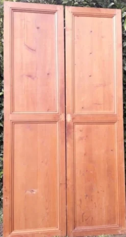 Paire de portes 248x129cm anciennes