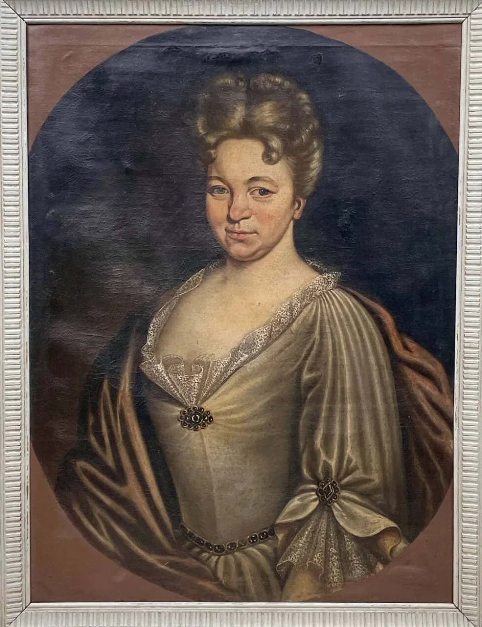 Paire de portraits début 18ème