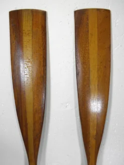 Paire de rames en bois