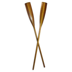 Paire de rames en bois
