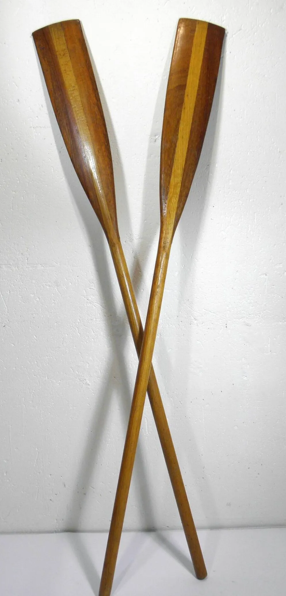 Paire de rames en bois