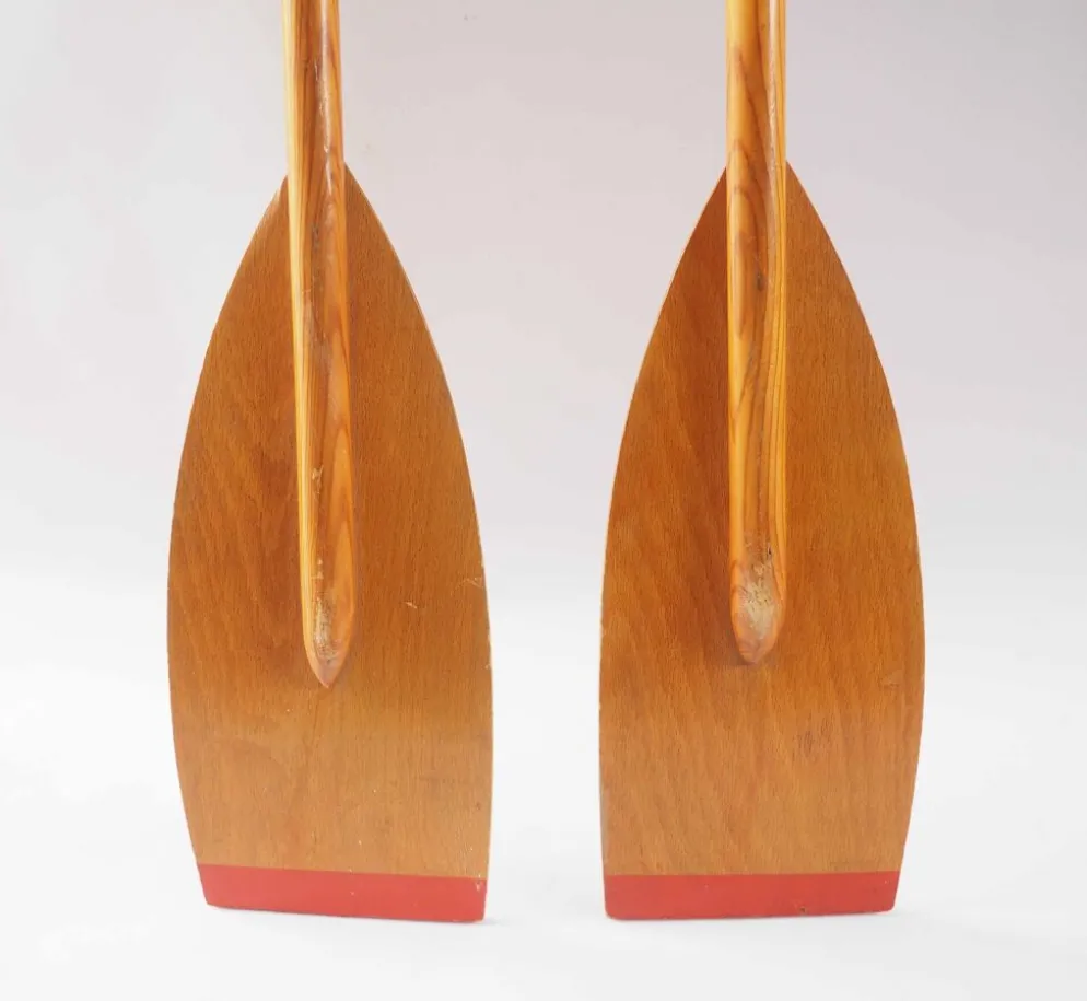 Paire de rames en bois anciennes