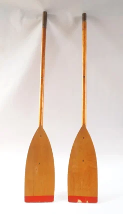 Paire de rames en bois anciennes