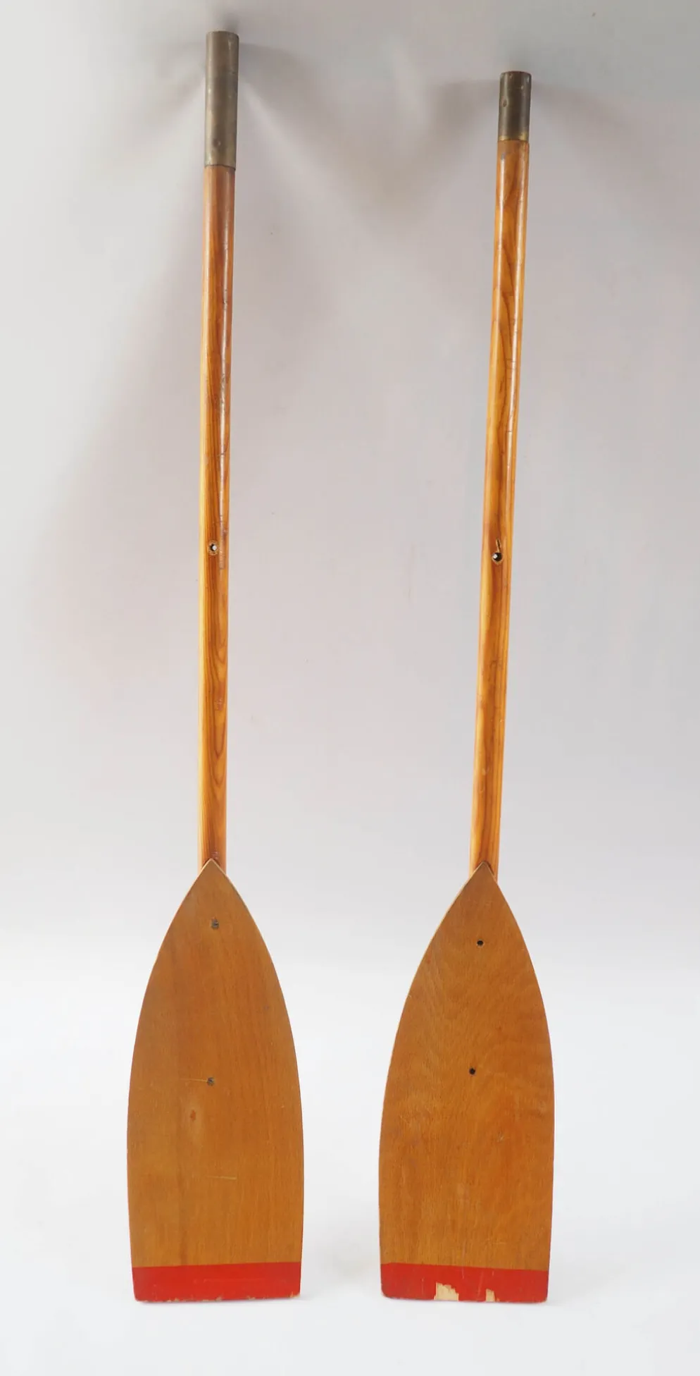 Paire de rames en bois anciennes