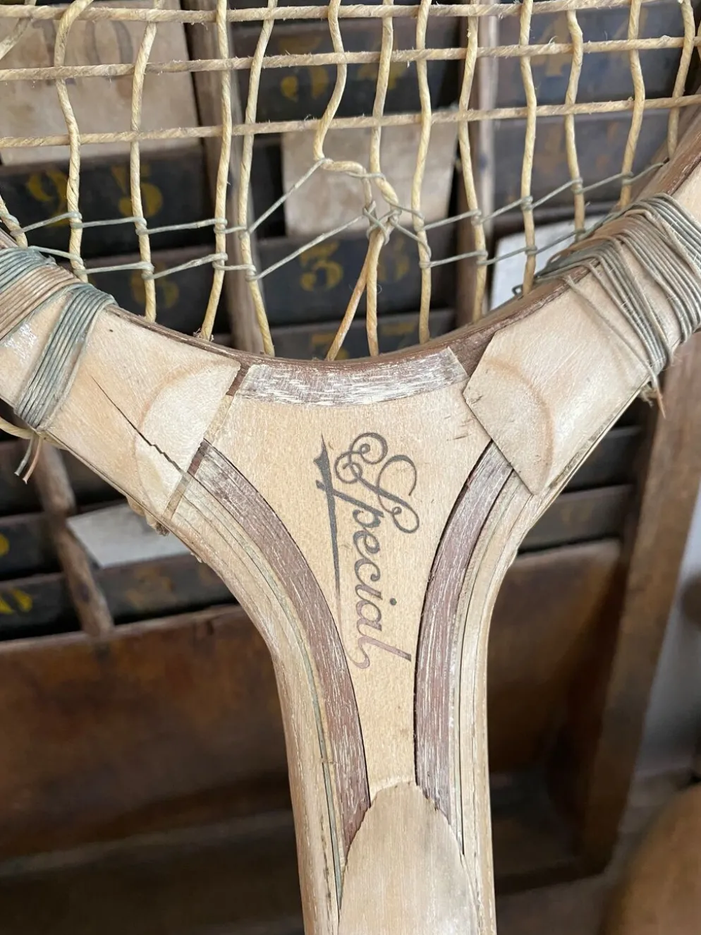 Paire de raquette de tennis vintage