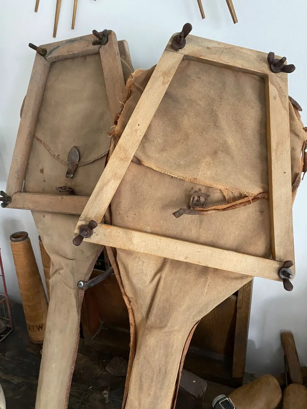 Paire de raquette de tennis vintage