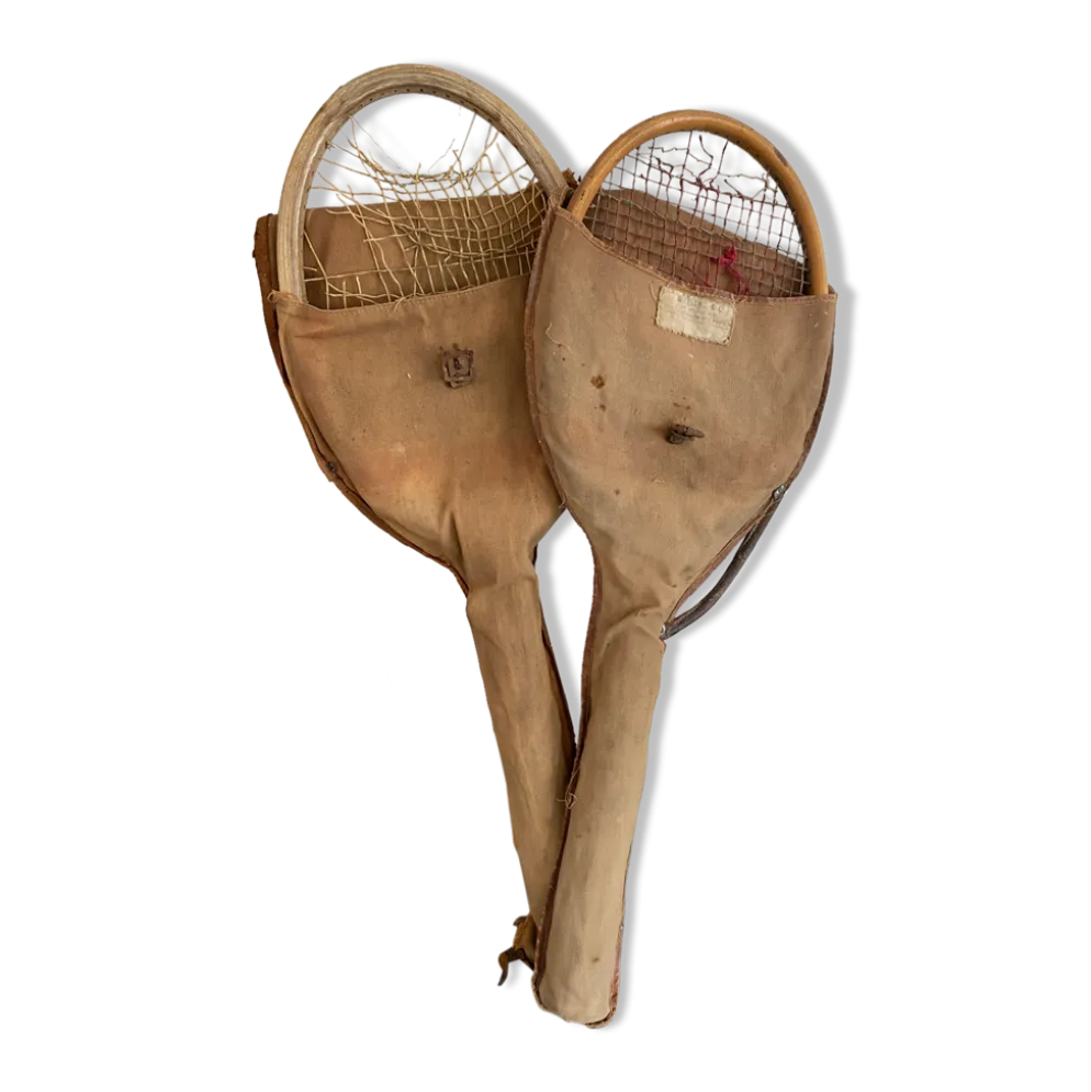 Paire de raquette de tennis vintage