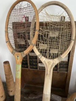 Paire de raquette de tennis vintage