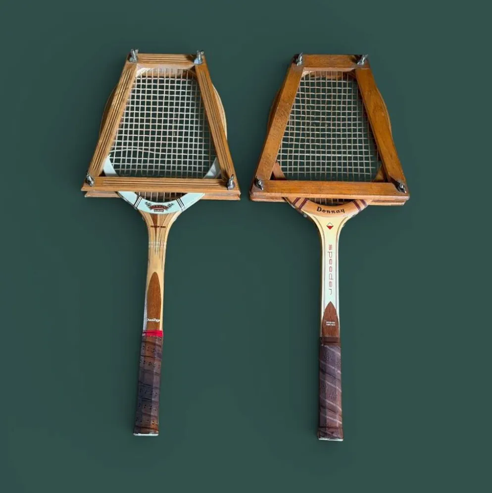 Paire de raquettes tennis 1960